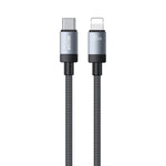 WK WDC-99 Kingkong Ruike 系列 35W USB-C / Type-C 轉 8 Pin 編織充電數據線，長度：1m，Type-C 轉 8 Pin