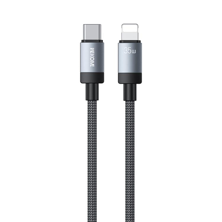 WK WDC-99 Kingkong Ruike 系列 35W USB-C / Type-C 轉 8 Pin 編織充電數據線，長度：1m，Type-C 轉 8 Pin
