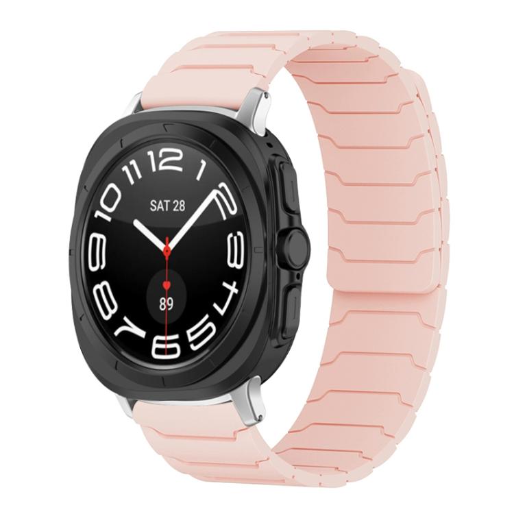 xDfind 磁吸矽膠錶帶，適用於 Samsung Galaxy Watch Ultra / Ultra 2025，Samsung Galaxy Watch8 / 8 Classic，Samsung Galaxy Watch 7 / 6 / 5 / FE