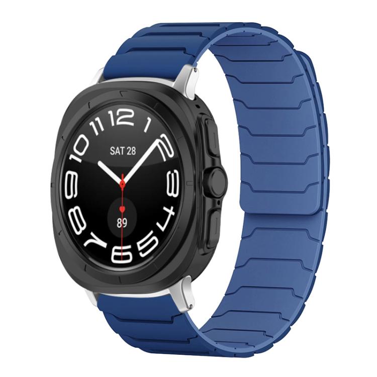 xDfind 磁吸矽膠錶帶，適用於 Samsung Galaxy Watch Ultra / Ultra 2025，Samsung Galaxy Watch8 / 8 Classic，Samsung Galaxy Watch 7 / 6 / 5 / FE