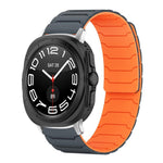 xDfind 磁吸矽膠錶帶，適用於 Samsung Galaxy Watch Ultra / Ultra 2025，Samsung Galaxy Watch8 / 8 Classic，Samsung Galaxy Watch 7 / 6 / 5 / FE