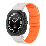 xDfind 磁吸矽膠錶帶，適用於 Samsung Galaxy Watch Ultra / Ultra 2025，Samsung Galaxy Watch8 / 8 Classic，Samsung Galaxy Watch 7 / 6 / 5 / FE