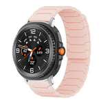 xDfind 磁吸矽膠錶帶，適用於 Samsung Galaxy Watch Ultra / Ultra 2025，Samsung Galaxy Watch8 / 8 Classic，Samsung Galaxy Watch 7 / 6 / 5 / FE