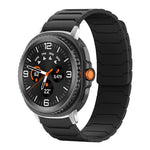 xDfind 磁吸矽膠錶帶，適用於 Samsung Galaxy Watch Ultra / Ultra 2025，Samsung Galaxy Watch8 / 8 Classic，Samsung Galaxy Watch 7 / 6 / 5 / FE