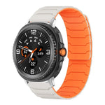 xDfind 磁吸矽膠錶帶，適用於 Samsung Galaxy Watch Ultra / Ultra 2025，Samsung Galaxy Watch8 / 8 Classic，Samsung Galaxy Watch 7 / 6 / 5 / FE