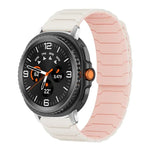 xDfind 磁吸矽膠錶帶，適用於 Samsung Galaxy Watch Ultra / Ultra 2025，Samsung Galaxy Watch8 / 8 Classic，Samsung Galaxy Watch 7 / 6 / 5 / FE