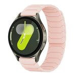 xDfind 磁吸矽膠錶帶，適用於 Samsung Galaxy Watch Ultra / Ultra 2025，Samsung Galaxy Watch8 / 8 Classic，Samsung Galaxy Watch 7 / 6 / 5 / FE