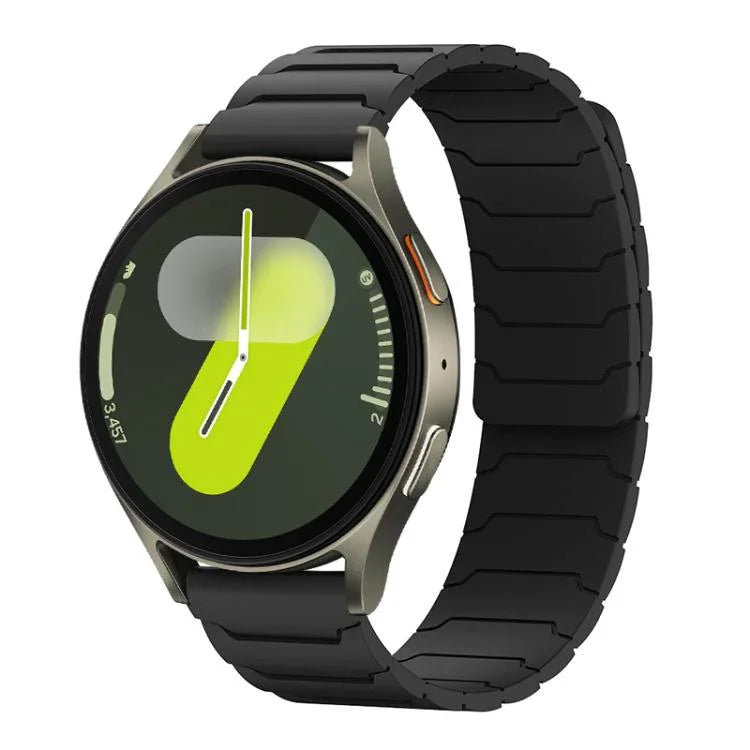 xDfind 磁吸矽膠錶帶，適用於 Samsung Galaxy Watch Ultra / Ultra 2025，Samsung Galaxy Watch8 / 8 Classic，Samsung Galaxy Watch 7 / 6 / 5 / FE
