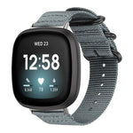 xDfind Ring Buckle Nylon Canvas Watch Band, For Fitbit Versa 4 / 3 / Sense 2 / Sense, For Fitbit Versa 2 / Versa / Versa Lite