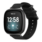 xDfind Ring Buckle Nylon Canvas Watch Band, For Fitbit Versa 4 / 3 / Sense 2 / Sense, For Fitbit Versa 2 / Versa / Versa Lite