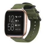 xDfind Ring Buckle Nylon Canvas Watch Band, For Fitbit Versa 4 / 3 / Sense 2 / Sense, For Fitbit Versa 2 / Versa / Versa Lite