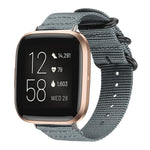 xDfind Ring Buckle Nylon Canvas Watch Band, For Fitbit Versa 4 / 3 / Sense 2 / Sense, For Fitbit Versa 2 / Versa / Versa Lite
