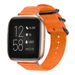 xDfind Ring Buckle Nylon Canvas Watch Band, For Fitbit Versa 4 / 3 / Sense 2 / Sense, For Fitbit Versa 2 / Versa / Versa Lite