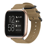 xDfind Ring Buckle Nylon Canvas Watch Band, For Fitbit Versa 4 / 3 / Sense 2 / Sense, For Fitbit Versa 2 / Versa / Versa Lite