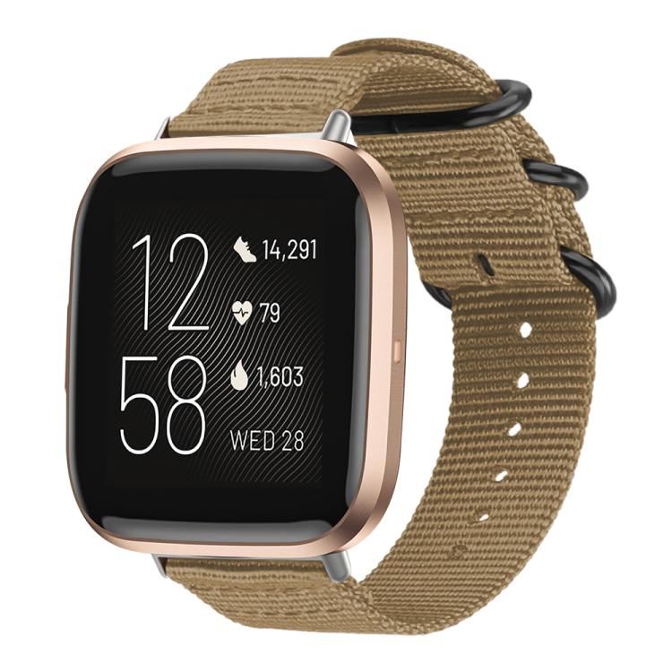 xDfind Ring Buckle Nylon Canvas Watch Band, For Fitbit Versa 4 / 3 / Sense 2 / Sense, For Fitbit Versa 2 / Versa / Versa Lite