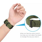 xDfind Ring Buckle Nylon Canvas Watch Band, For Fitbit Versa 4 / 3 / Sense 2 / Sense, For Fitbit Versa 2 / Versa / Versa Lite