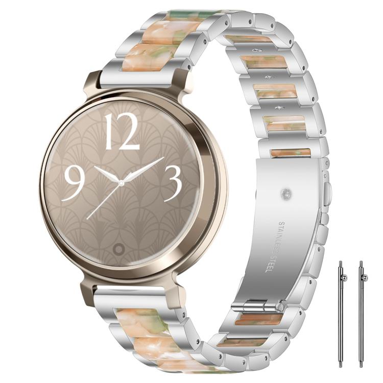 xDfind Three Beads Metal Resin Watch Band, 14mm, 18mm, 20mm, 22mm