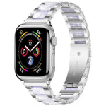 xDfind 三珠金屬樹脂錶帶，適用於 Apple Watch 42 / 44 / 45 / 46 / 49mm，適用於 Apple Watch 38 / 40 / 41 / S10 42mm