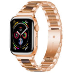 xDfind 三珠金屬樹脂錶帶，適用於 Apple Watch 42 / 44 / 45 / 46 / 49mm，適用於 Apple Watch 38 / 40 / 41 / S10 42mm