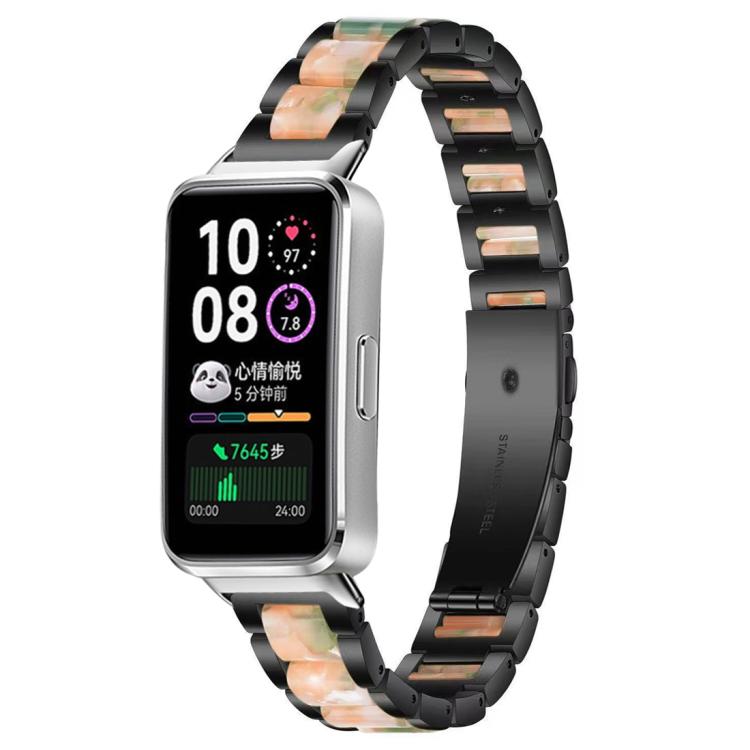 xDfind Three Beads Metal Resin Watch Band, For Huawei Watch Fit4 / Fit4 Pro / Fit3, For Huawei Band 10 / 9 / 8