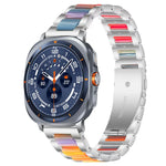 xDfind 三珠金屬樹脂錶帶，適用於三星 Galaxy Watch Ultra/Ultra 2025，適用於三星 Galaxy Watch8 / 8 Classic，適用於三星 Galaxy Watch 7 / 6 / 5 / FE