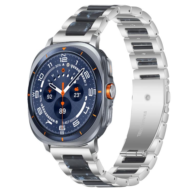 xDfind 三珠金屬樹脂錶帶，適用於三星 Galaxy Watch Ultra/Ultra 2025，適用於三星 Galaxy Watch8 / 8 Classic，適用於三星 Galaxy Watch 7 / 6 / 5 / FE
