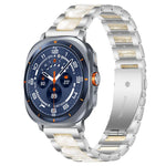xDfind 三珠金屬樹脂錶帶，適用於三星 Galaxy Watch Ultra/Ultra 2025，適用於三星 Galaxy Watch8 / 8 Classic，適用於三星 Galaxy Watch 7 / 6 / 5 / FE