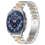 xDfind 三珠金屬樹脂錶帶，適用於三星 Galaxy Watch Ultra/Ultra 2025，適用於三星 Galaxy Watch8 / 8 Classic，適用於三星 Galaxy Watch 7 / 6 / 5 / FE