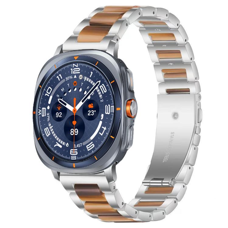 xDfind 三珠金屬樹脂錶帶，適用於三星 Galaxy Watch Ultra/Ultra 2025，適用於三星 Galaxy Watch8 / 8 Classic，適用於三星 Galaxy Watch 7 / 6 / 5 / FE