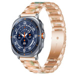 xDfind 三珠金屬樹脂錶帶，適用於三星 Galaxy Watch Ultra/Ultra 2025，適用於三星 Galaxy Watch8 / 8 Classic，適用於三星 Galaxy Watch 7 / 6 / 5 / FE