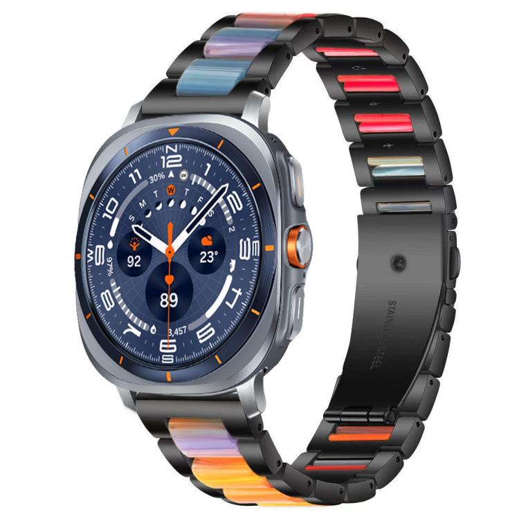 xDfind 三珠金屬樹脂錶帶，適用於三星 Galaxy Watch Ultra/Ultra 2025，適用於三星 Galaxy Watch8 / 8 Classic，適用於三星 Galaxy Watch 7 / 6 / 5 / FE