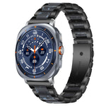 xDfind 三珠金屬樹脂錶帶，適用於三星 Galaxy Watch Ultra/Ultra 2025，適用於三星 Galaxy Watch8 / 8 Classic，適用於三星 Galaxy Watch 7 / 6 / 5 / FE