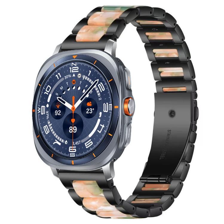 xDfind 三珠金屬樹脂錶帶，適用於三星 Galaxy Watch Ultra/Ultra 2025，適用於三星 Galaxy Watch8 / 8 Classic，適用於三星 Galaxy Watch 7 / 6 / 5 / FE