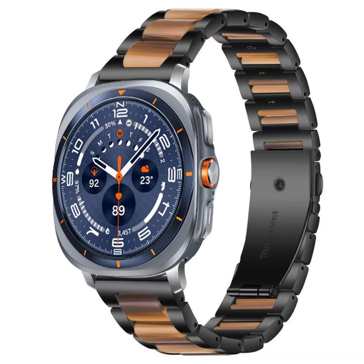 xDfind 三珠金屬樹脂錶帶，適用於三星 Galaxy Watch Ultra/Ultra 2025，適用於三星 Galaxy Watch8 / 8 Classic，適用於三星 Galaxy Watch 7 / 6 / 5 / FE