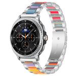 xDfind 三珠金屬樹脂錶帶，適用於三星 Galaxy Watch Ultra/Ultra 2025，適用於三星 Galaxy Watch8 / 8 Classic，適用於三星 Galaxy Watch 7 / 6 / 5 / FE