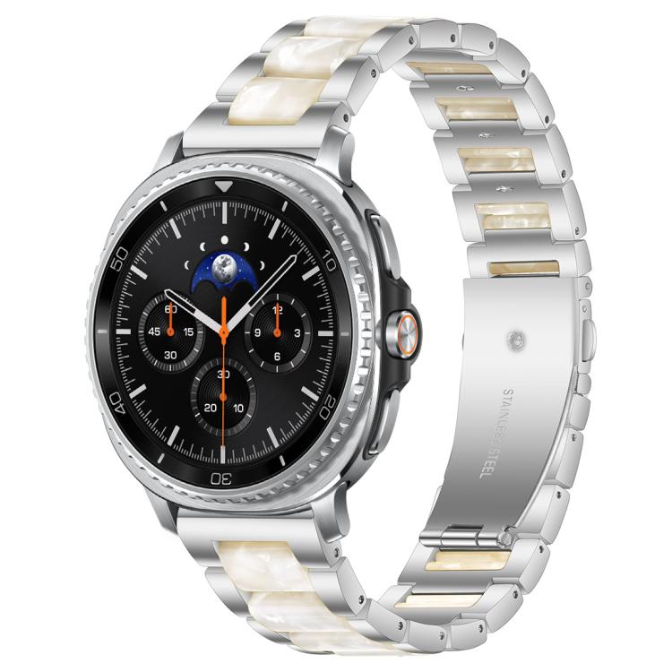 xDfind 三珠金屬樹脂錶帶，適用於三星 Galaxy Watch Ultra/Ultra 2025，適用於三星 Galaxy Watch8 / 8 Classic，適用於三星 Galaxy Watch 7 / 6 / 5 / FE
