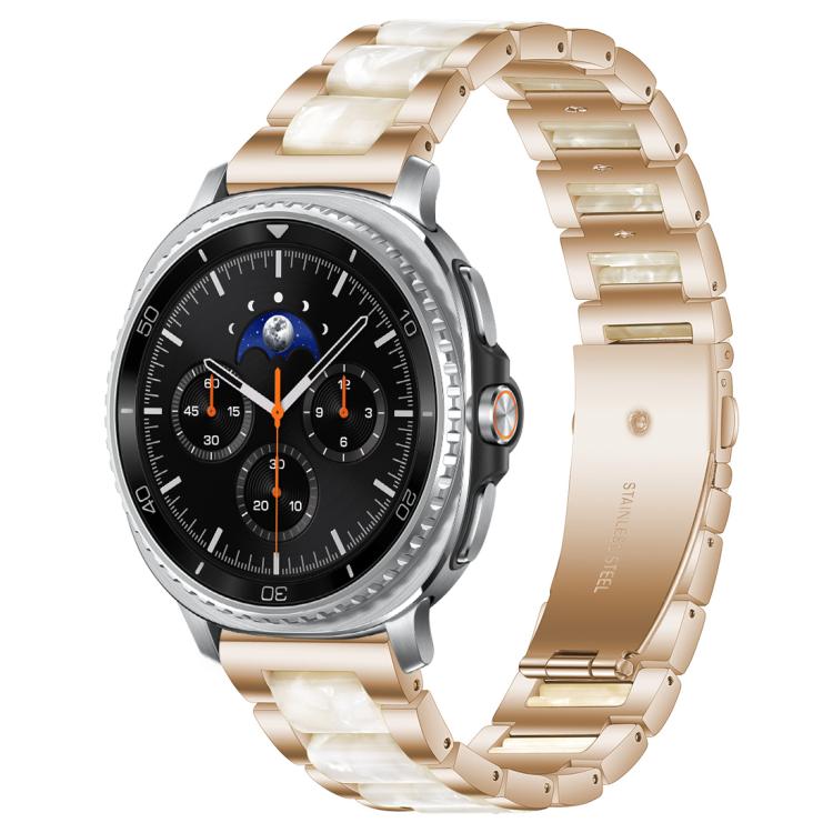 xDfind 三珠金屬樹脂錶帶，適用於三星 Galaxy Watch Ultra/Ultra 2025，適用於三星 Galaxy Watch8 / 8 Classic，適用於三星 Galaxy Watch 7 / 6 / 5 / FE