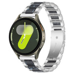 xDfind 三珠金屬樹脂錶帶，適用於三星 Galaxy Watch Ultra/Ultra 2025，適用於三星 Galaxy Watch8 / 8 Classic，適用於三星 Galaxy Watch 7 / 6 / 5 / FE