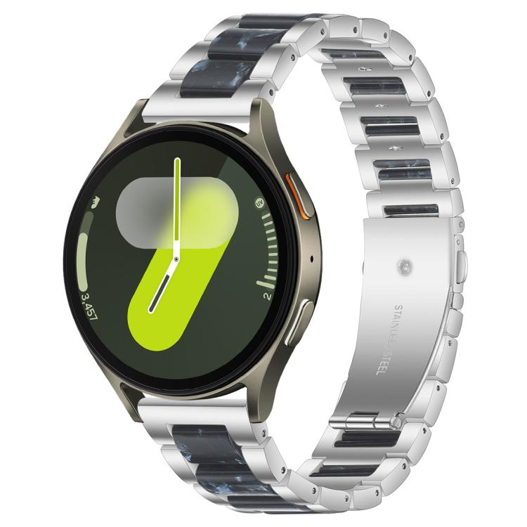 xDfind 三珠金屬樹脂錶帶，適用於三星 Galaxy Watch Ultra/Ultra 2025，適用於三星 Galaxy Watch8 / 8 Classic，適用於三星 Galaxy Watch 7 / 6 / 5 / FE