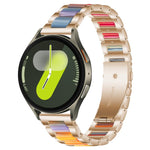 xDfind 三珠金屬樹脂錶帶，適用於三星 Galaxy Watch Ultra/Ultra 2025，適用於三星 Galaxy Watch8 / 8 Classic，適用於三星 Galaxy Watch 7 / 6 / 5 / FE