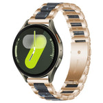 xDfind 三珠金屬樹脂錶帶，適用於三星 Galaxy Watch Ultra/Ultra 2025，適用於三星 Galaxy Watch8 / 8 Classic，適用於三星 Galaxy Watch 7 / 6 / 5 / FE