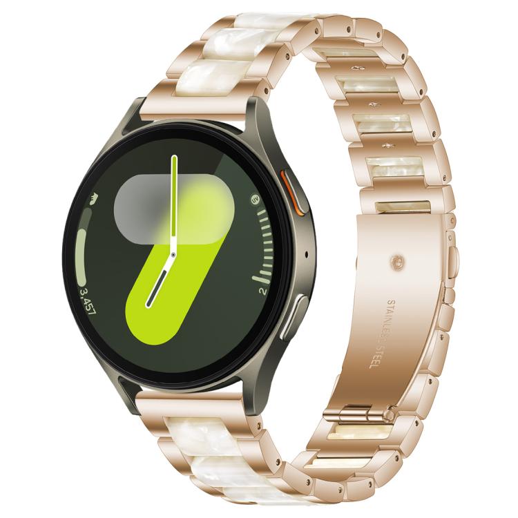 xDfind 三珠金屬樹脂錶帶，適用於三星 Galaxy Watch Ultra/Ultra 2025，適用於三星 Galaxy Watch8 / 8 Classic，適用於三星 Galaxy Watch 7 / 6 / 5 / FE