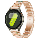 xDfind 三珠金屬樹脂錶帶，適用於三星 Galaxy Watch Ultra/Ultra 2025，適用於三星 Galaxy Watch8 / 8 Classic，適用於三星 Galaxy Watch 7 / 6 / 5 / FE