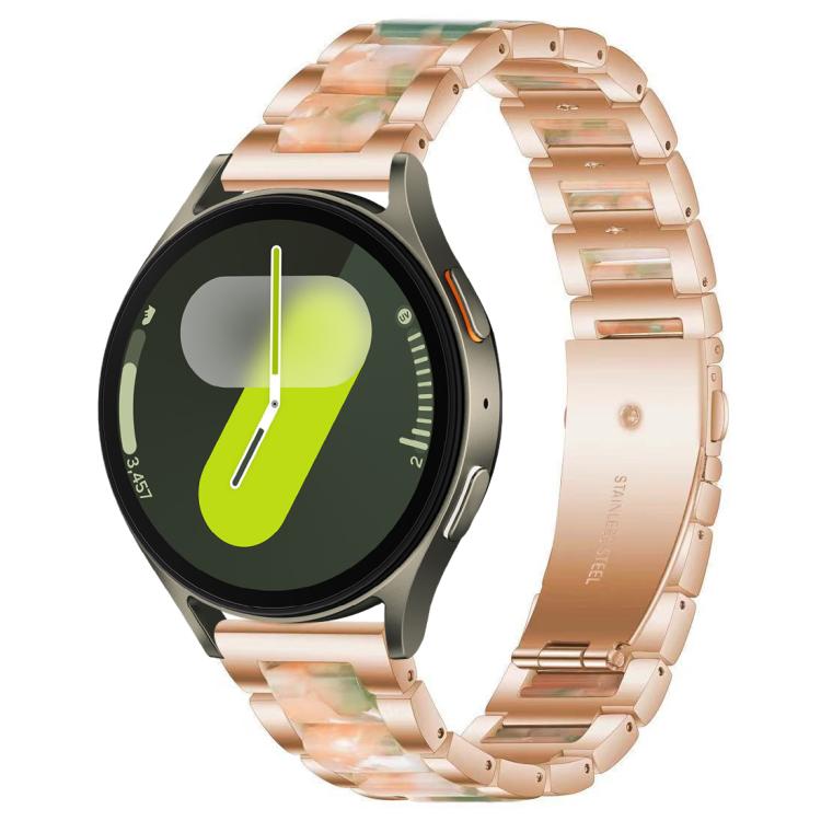 xDfind 三珠金屬樹脂錶帶，適用於三星 Galaxy Watch Ultra/Ultra 2025，適用於三星 Galaxy Watch8 / 8 Classic，適用於三星 Galaxy Watch 7 / 6 / 5 / FE