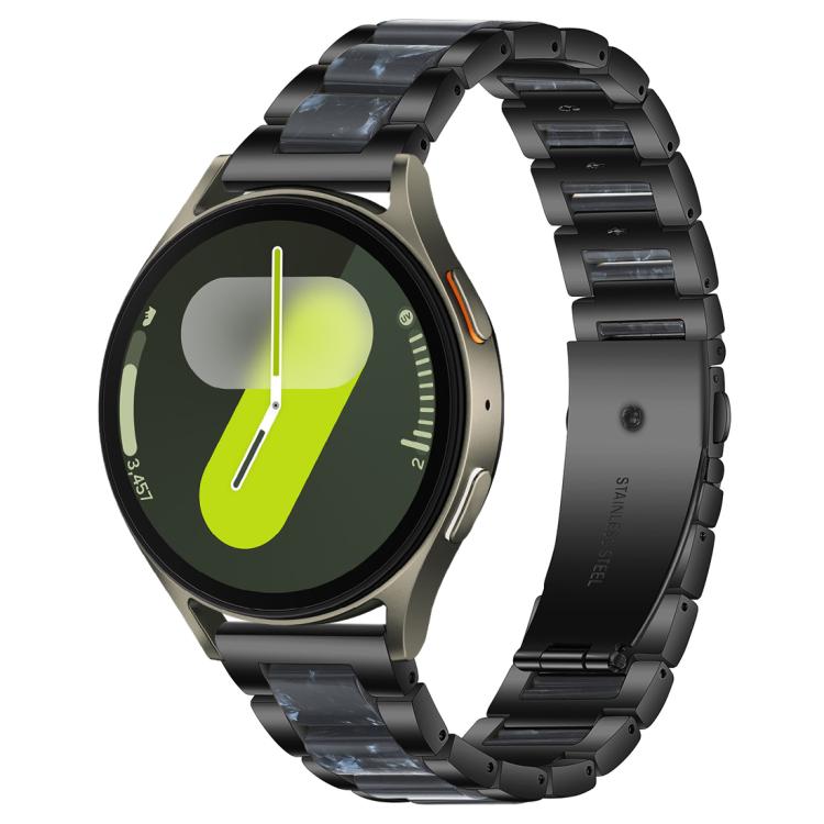 xDfind 三珠金屬樹脂錶帶，適用於三星 Galaxy Watch Ultra/Ultra 2025，適用於三星 Galaxy Watch8 / 8 Classic，適用於三星 Galaxy Watch 7 / 6 / 5 / FE