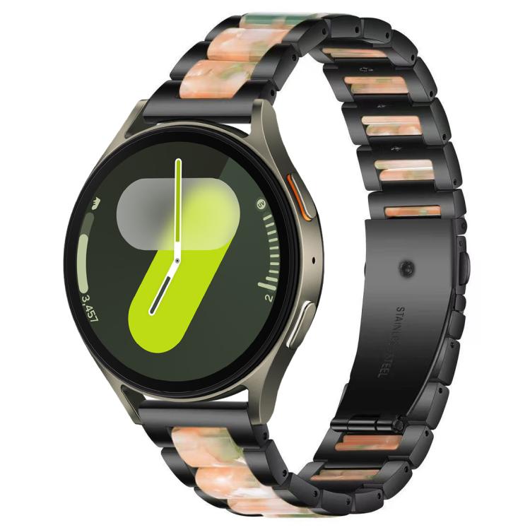 xDfind 三珠金屬樹脂錶帶，適用於三星 Galaxy Watch Ultra/Ultra 2025，適用於三星 Galaxy Watch8 / 8 Classic，適用於三星 Galaxy Watch 7 / 6 / 5 / FE