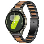 xDfind 三珠金屬樹脂錶帶，適用於三星 Galaxy Watch Ultra/Ultra 2025，適用於三星 Galaxy Watch8 / 8 Classic，適用於三星 Galaxy Watch 7 / 6 / 5 / FE