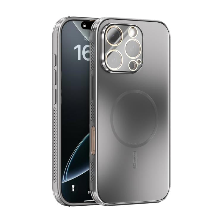 ABEEL 散熱磨砂 MagSafe 手機殼附鏡頭保護膜，適用於 iPhone 17e / 16e、iPhone 17 Pro Max、iPhone 17 Pro、iPhone 17、iPhone Air、iPhone 16 Pro Max、iPhone 16 Pro、iPhone 16 Plus