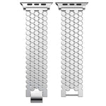 xDfind 魚鱗紋理金屬錶帶，適用於 Apple Watch 42 / 44 / 45 / 46 / 49mm，適用於 Apple Watch 38 / 40 / 41 / S11 42mm