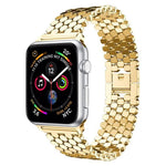 xDfind 魚鱗紋理金屬錶帶，適用於 Apple Watch 42 / 44 / 45 / 46 / 49mm，適用於 Apple Watch 38 / 40 / 41 / S11 42mm